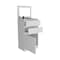 Tuhome Kamelot Dresser With Jewelry Box, Single Door Cabinet, Mirror, Two Drawers, White JLB6741 - alternate 2